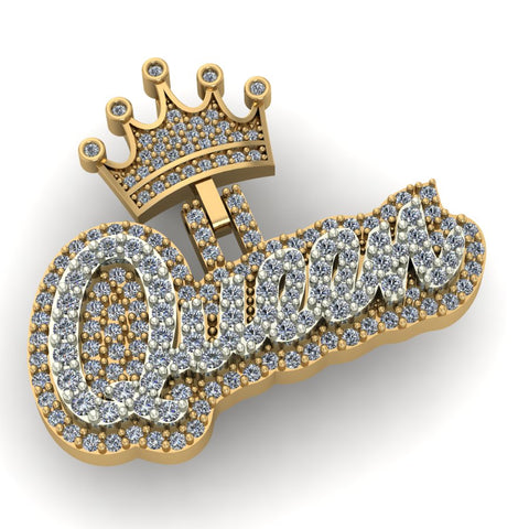 Queen diamond pendant